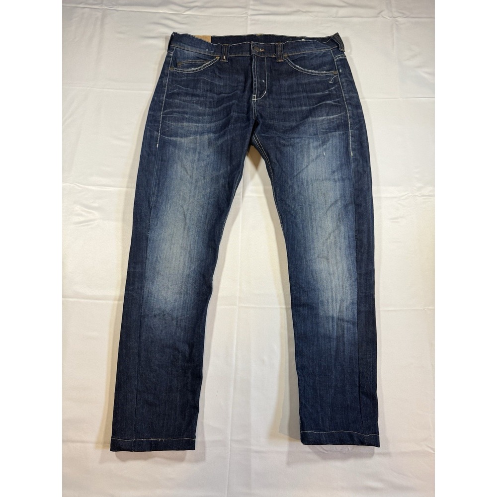 Vintage Dondup Jeans Mens‎ Size 36 Blue Cotton Pants Made In Italy